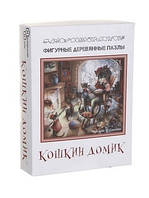 Фігурний дерев'яний пазл «Кошкін дім», 242260