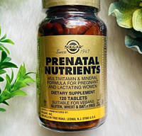 Витамины и минералы для беременных Солгар Solgar Prenatal Nutrients 120 таблеток