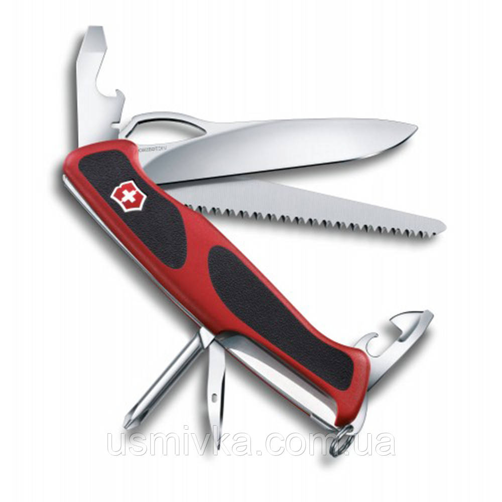 Victorinox RangerGrip 78 Червоно-чорний 0.9663.MC, швейцарський ніж складаний, фото 1