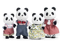 Сильвания Фэмили семья панд Sylvanian Families Calico Critters Wilder Panda Bear Family