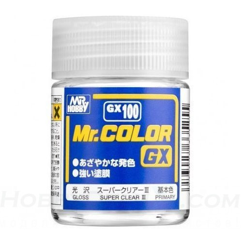 Глянцевий лак на основі нітро 18 мл MR. COLOR GX100