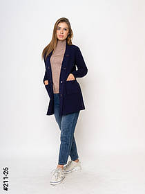 Жіночий кардиган машинного в'язання батал (1 од: 48-52 <unk> універсальний)