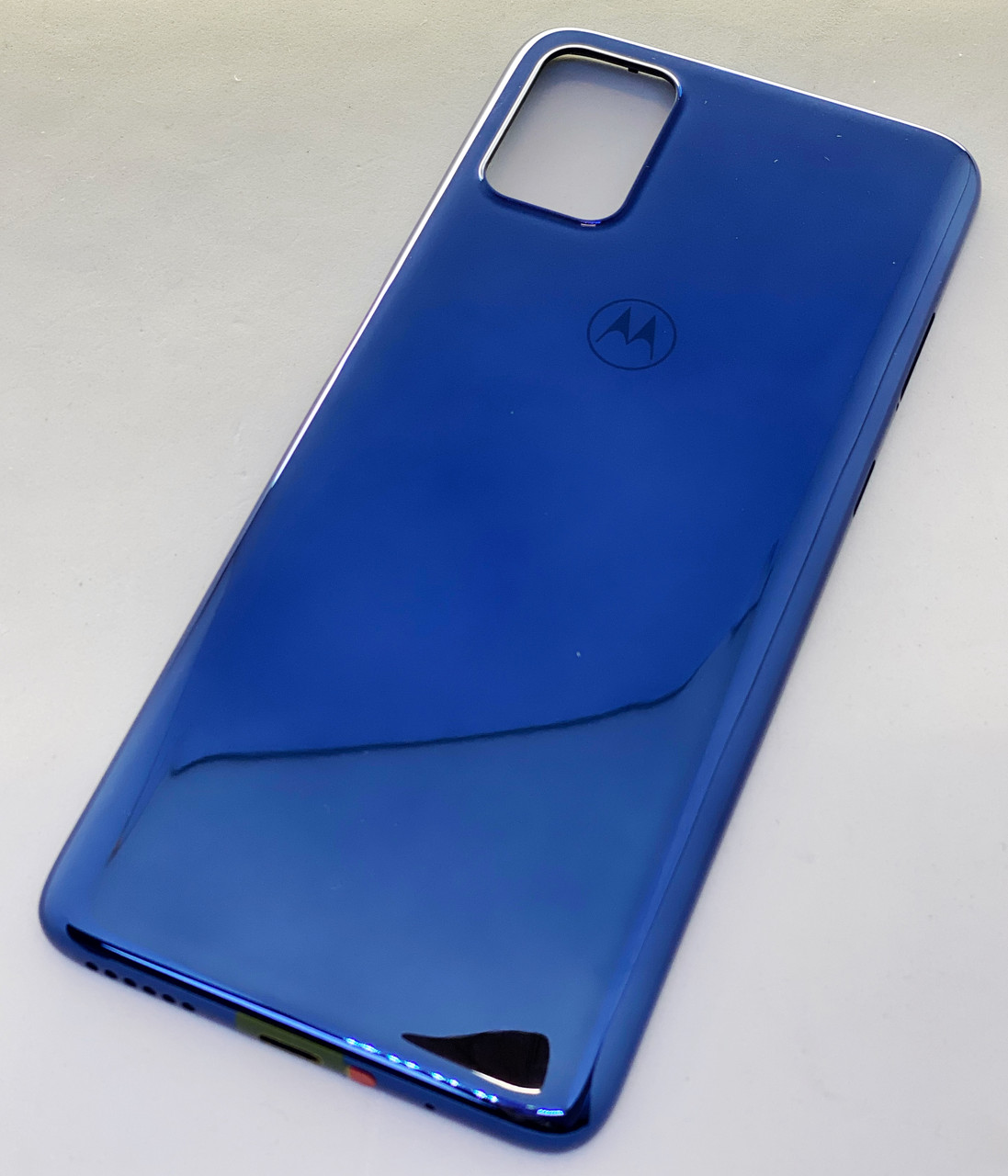 Задня кришка для Motorola XT2087-1 Moto G9 Plus, синя, Indigo Blue, оригінал (Китай), фото 1