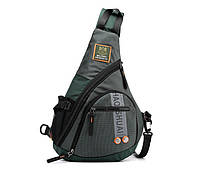 Мужской однолямочный спортивный рюкзак Haoshuai Сумка через плечо Слинг