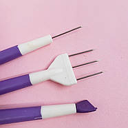 Набір інструментів для декорування пряників — 3 шт., фото 2