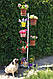 Підставка для квітів BeStand «ЄВА 150 з рухомими кошиками" висота 156 см, колір білий., фото 2