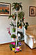 Підставка для квітів BeStand «ЄВА 150 з рухомими кошиками" висота 156 см, колір білий., фото 5
