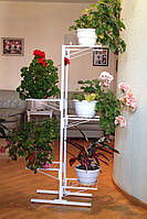 Підставка для квітів BeStand "ГРАНД 140" для великих рослин, висота 140 см, колір білий.