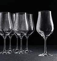 Набор бокалов для красного вина Bohemia Tulipa Optic 450мл