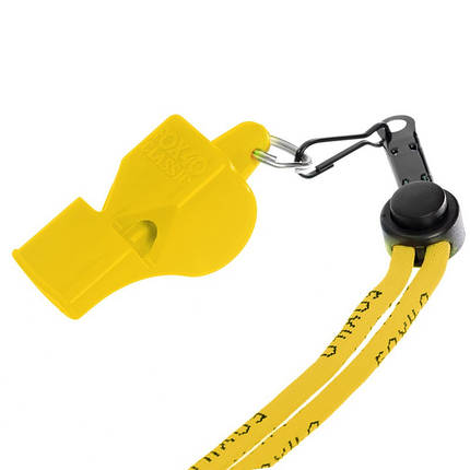 Свисток судовий пластиковий FOX40-CLASSIC, Жовтий, фото 2