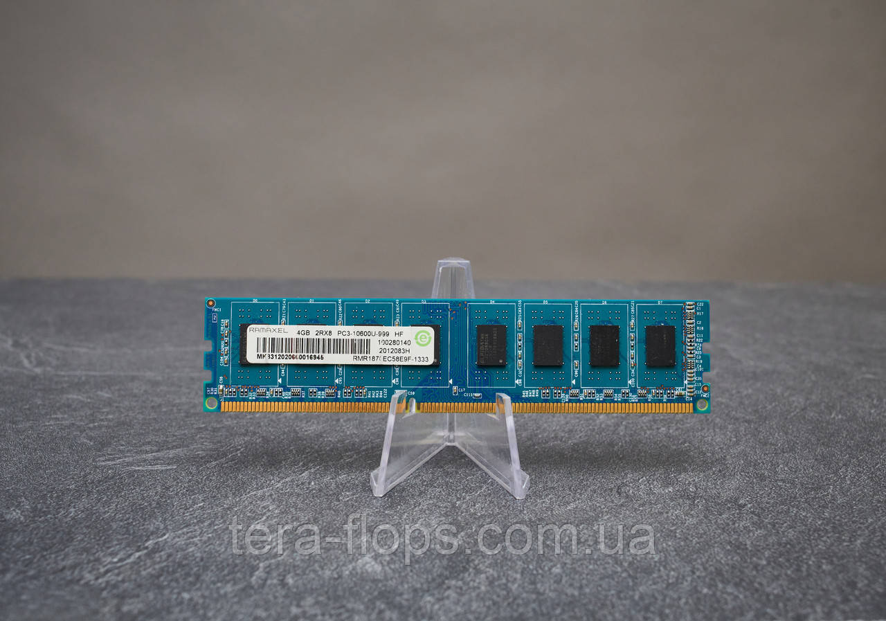 Оперативна пам'ять Ramaxel DDR3 4Gb 1333MHz (RMR1870EC58E9F-1333) Б/В (TF)