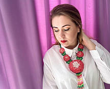 Кольє ручної роботи Ленкаранська акація