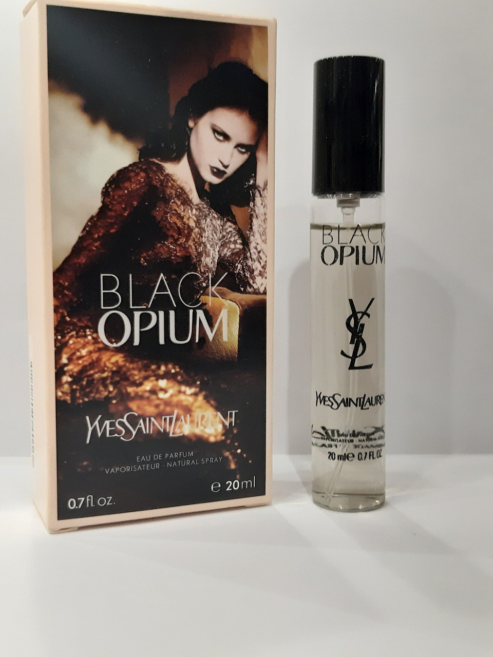 Жіночий мініпарфуми Yves Saint Laurent Black Opium 20 ml, Ів Сен Лоран Блек опіків