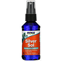 Срібна вода "Silver Sol" Now Foods, 118 мл