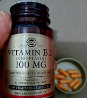 Вітамін Б2 Солгар Solgar Vitamin B 2 100 mg 100 капсул
