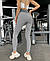 Лосіни жіночі легінси для тренажерного залу, йоги, фітнесу в сіточку розмір S код 22-0104, фото 7