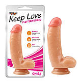 Фалоїмітатор із мошок Keep Love Fluttering Dildo Flesh, фото 4