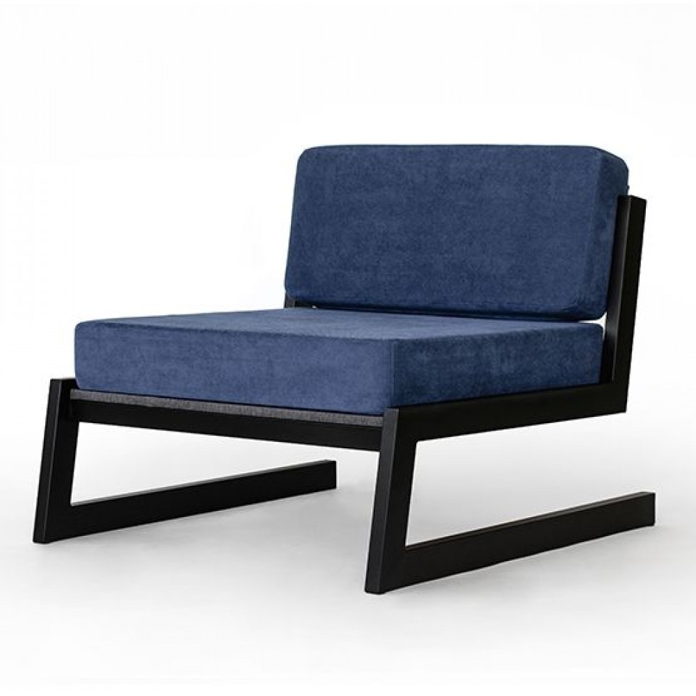 Крісло "SOFT" для офісу в синьому кольорі