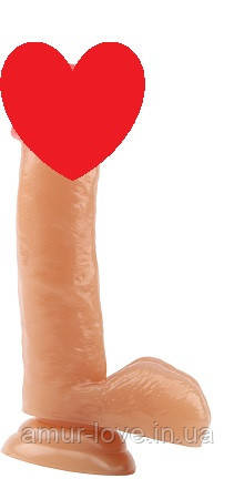 Фалоїмітатор із мошок Keep Love Cute Dildo Flesh