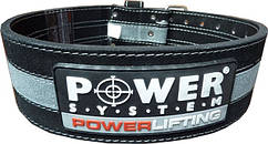 Пояс для павер-ліфтингу POWER LIFTING PS-3800 чорно-сірий (Power system)