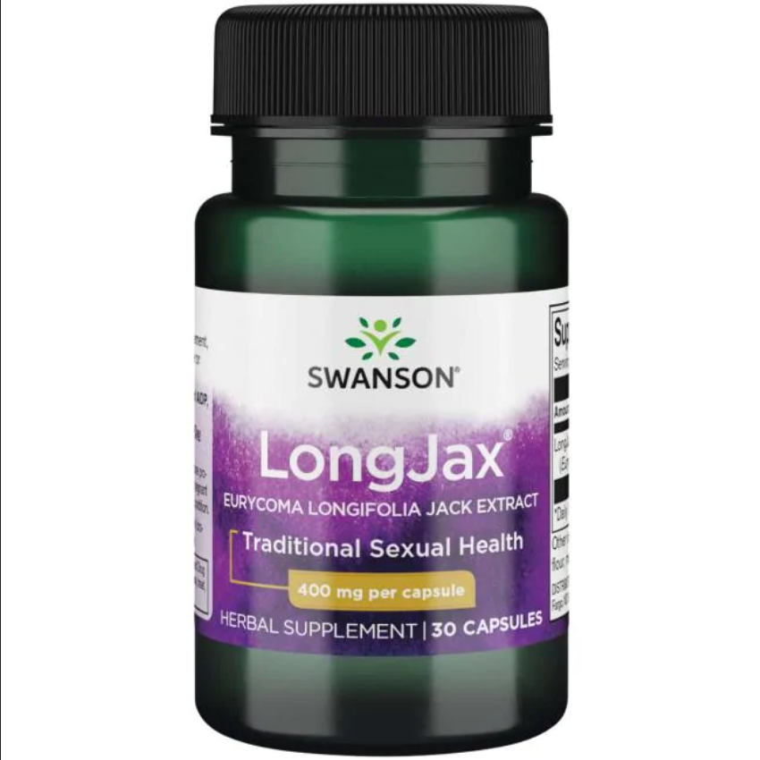 Екстракт кореня Еврікоми длиннолистой / LongJax Eurycoma Longifolia Jack Extract, 400 мг 30 капсул