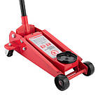 Домкрат гідравлічний підкатний 3т, висота підйому 135-500 мм Intertool GT0121, фото 4