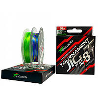 Шнур Intech Tournament Jig Style PE X8 150м Lime Green #0.8 12.1lb