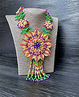 Кольє ручної роботи Ніжна маргаритка