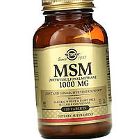 МСМ 1000 Solgar MSM 1000 mg 120 таблеток