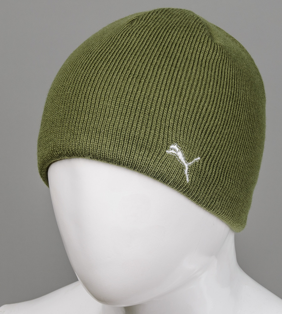 Шапка чоловіча бюджетна Puma, Хакі
