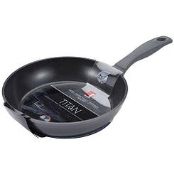 Сковорода Bergner Titan-Gray Ø28 * 5,2 см алюміній антипригарним покриттям Колір сірий 7927-BGGY