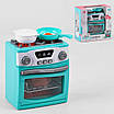 Плита для дівчинки іграшкова З відкривається духовкою світлом і звуком Сковорідка На батарейках QF 26131 G, фото 6