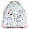 Рюкзак шкільний портфель для дівчинки з балериною, комплект набір 5 шт. Paso, фото 3