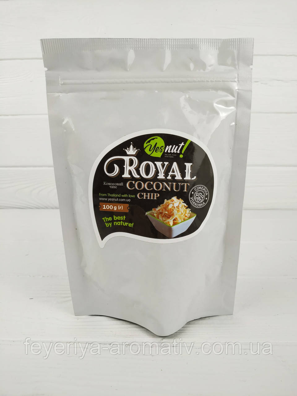 Кокосові чіпси Yesnut! Royal 100г