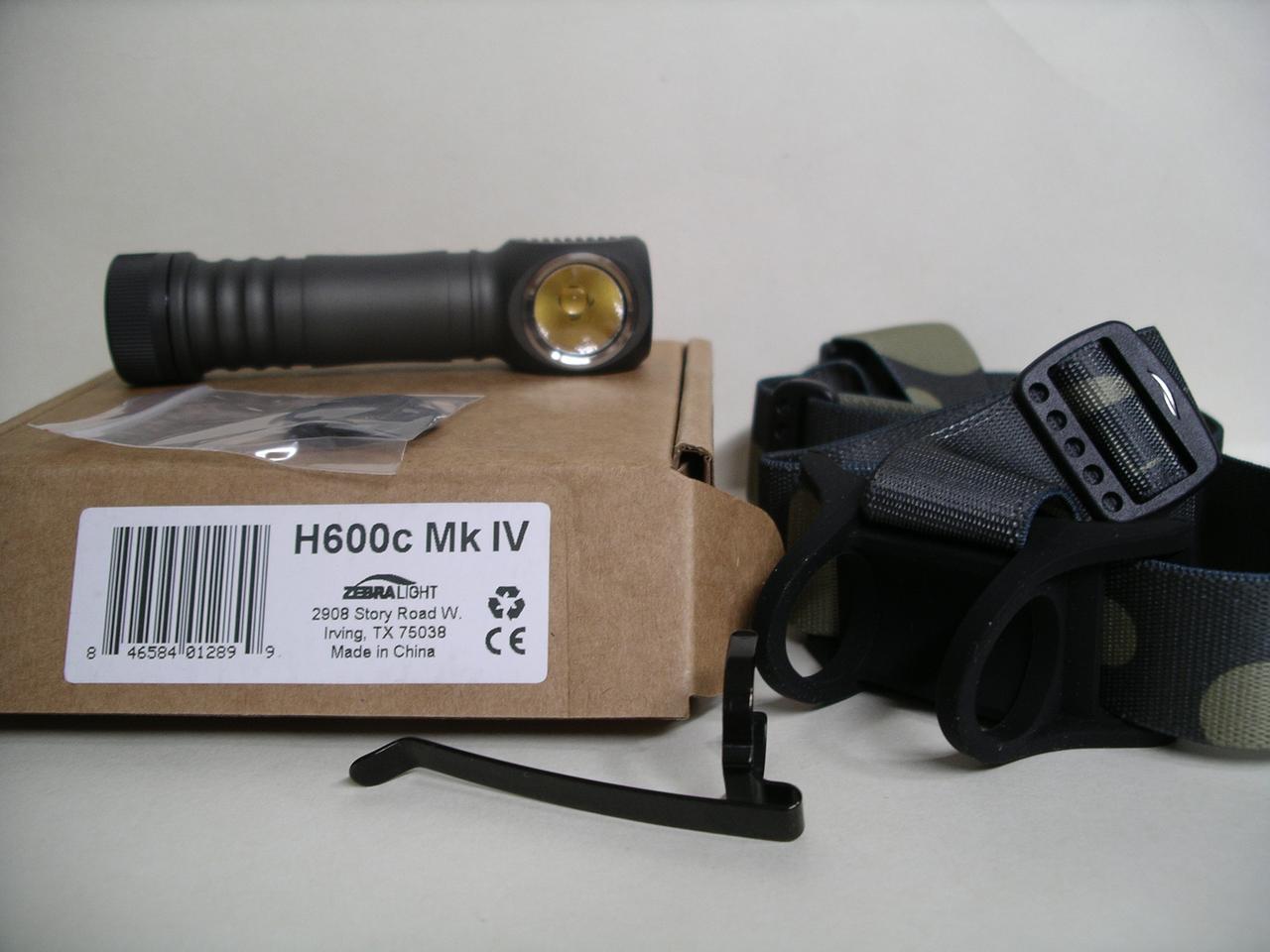 Ліхтар Zebralight H600c Mk4 XHP50.2 (тепле розсіяне світло)