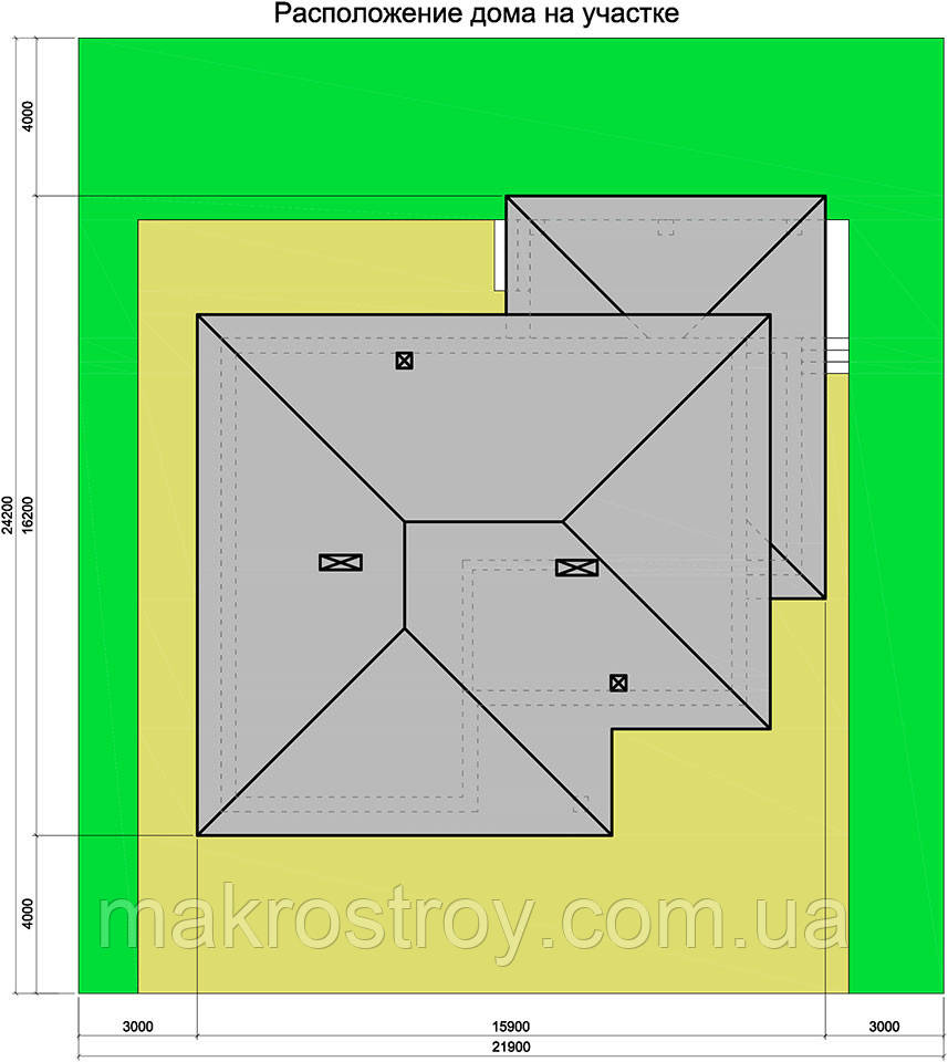 MS203 проект большого частного дома - фото 3 - id-p223678125