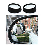 Додаткові дзеркала заднього огляду для сліпих зон в автомобіль AIWA 2 шт. чорний 02202, фото 2