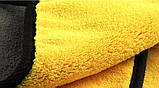 Рушник для миття автомобіля потовщений дрібний ворс AIWA 40х30см 02208, фото 5