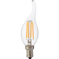 Лампа светодиодная Horoz Electric Filament Flame-6 6 Вт 700 Лм 2700К Е14 (001-014-0006-010)