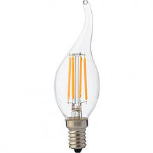 Лампа світлодіодна Horoz Electric Filament Flame-6 6 Вт 700 Лм 2700К Е14 (001-014-0006-010)