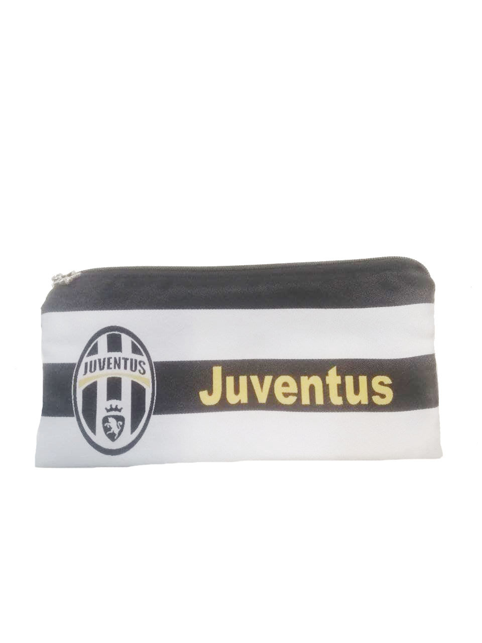 Шкільний пенал на блискавці FC Juventus біло-чорний