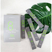 Мягкая восстанавливающая маска для волос Masil 8 Seconds Salon Super Mild Hair Mask Green 8 мл