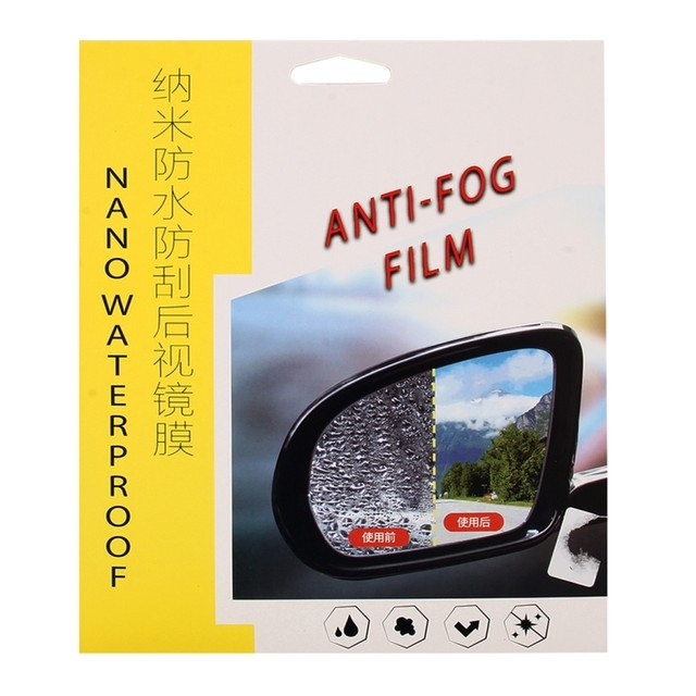 Плівка Антидощ 200x175 NANOWATERPROOF на бічні дзеркала автомобіля 00863