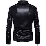 Косуха байкерська мотокартка чоловіча AOWOF 3XL 01990, фото 4