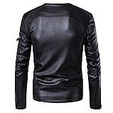 Косуха байкерська мотокартка чоловіча AOWOF L 01996, фото 5