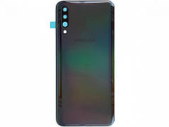 Задня кришка Samsung A50 2019 A505 Black сервісний оригінал з розбирання (з потертостями)