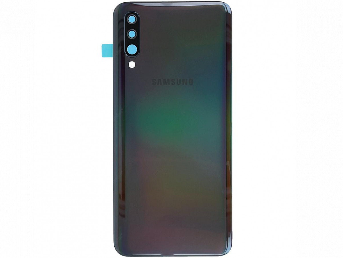 Задня кришка Samsung A50 2019 A505 Black сервісний оригінал з розбирання (з потертостями)