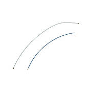 Кабель антени Samsung A50 2019 A505 білий сервісний оригінал з розбірки