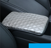 Подушка на підлокітник у салон автомобіля AIWA сірий 02129
