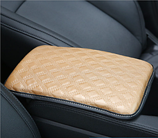 Подушка на підлокітник у салон автомобіля AIWA світло-коричневий 02130